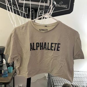 Alphalete Crop Top - tan